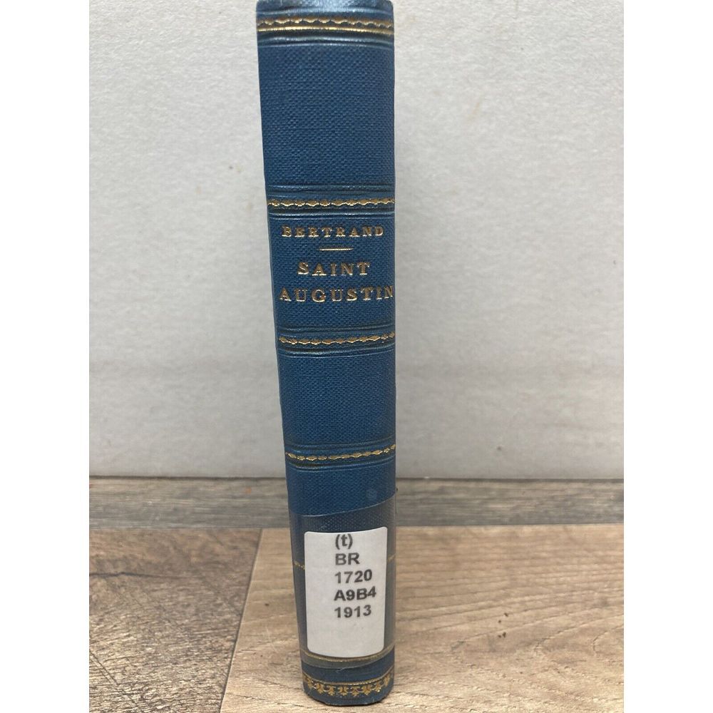 1913 Saint Augustin‎ by Louis Bertrand (French Text)